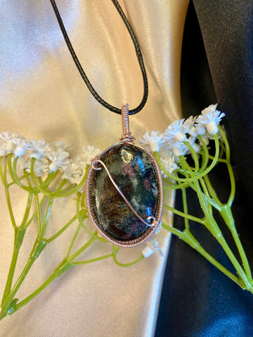 Okame (Eudialyte) Necklace