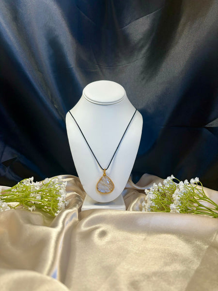 Irene (Golden Rutile Quartz) Necklace