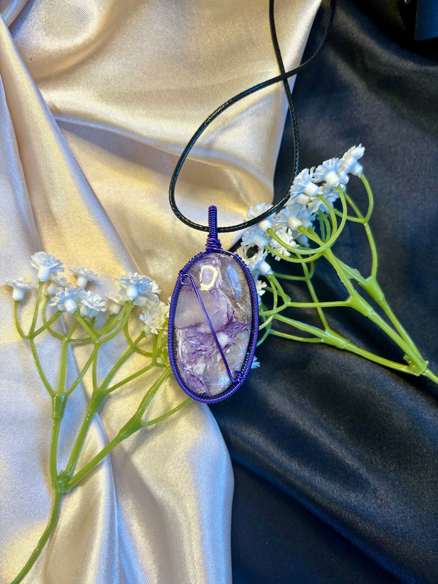 Brooke (Charoite) Necklace