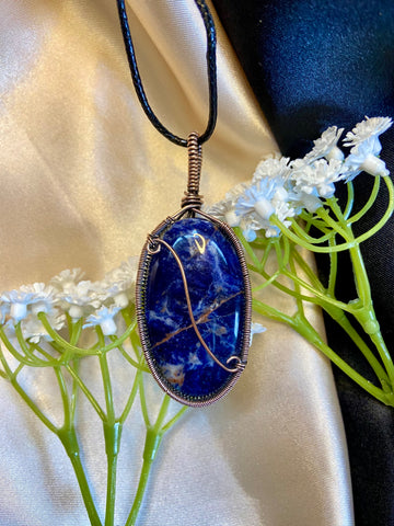 Yoru (Sodalite) Necklace