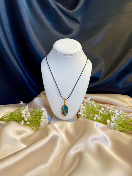 Miles (Shattuckite) Necklace