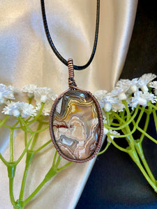 Persephone (Crazy Lace Agate) Necklace