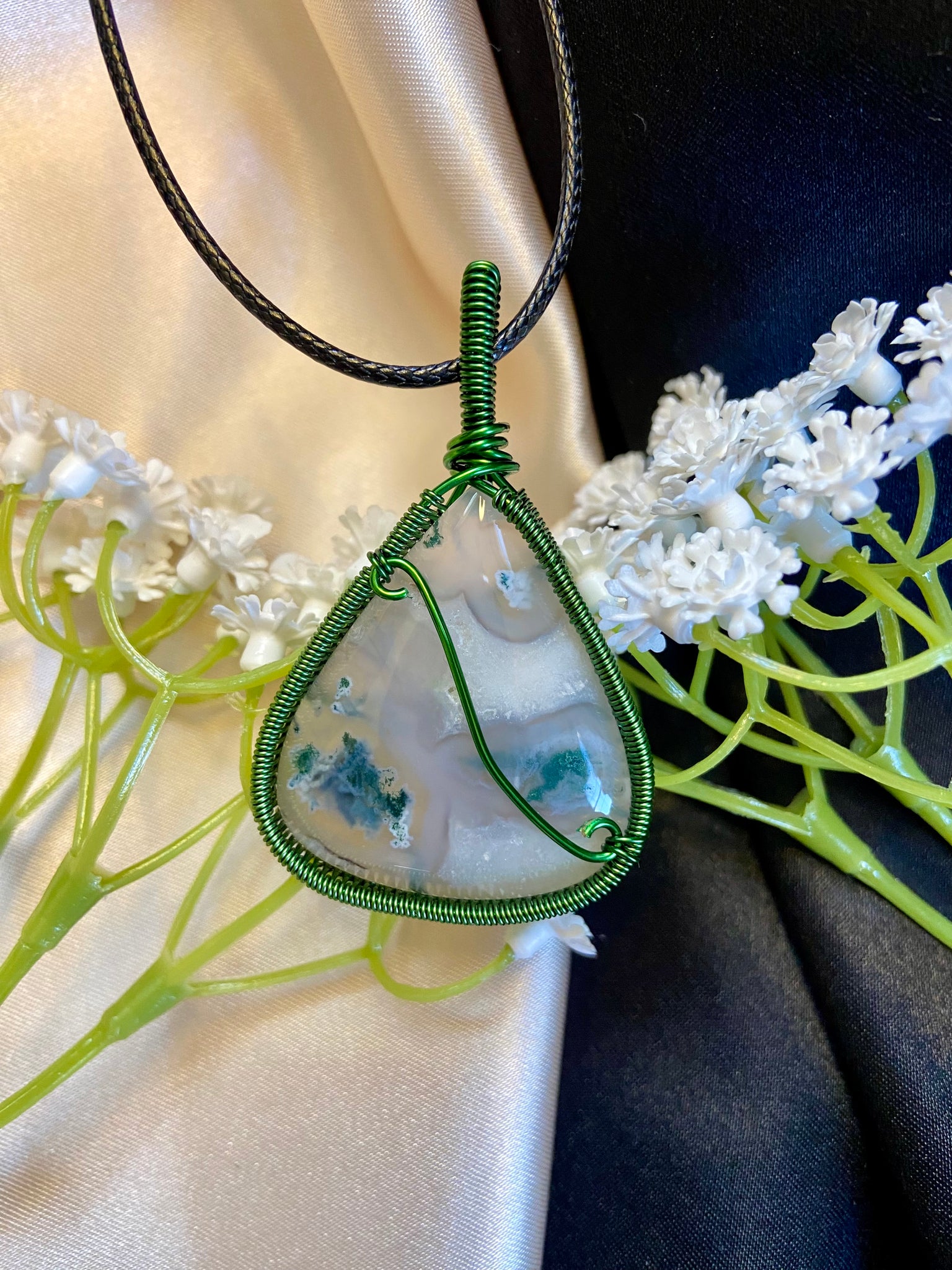 Sage (Moss Agate) Necklace