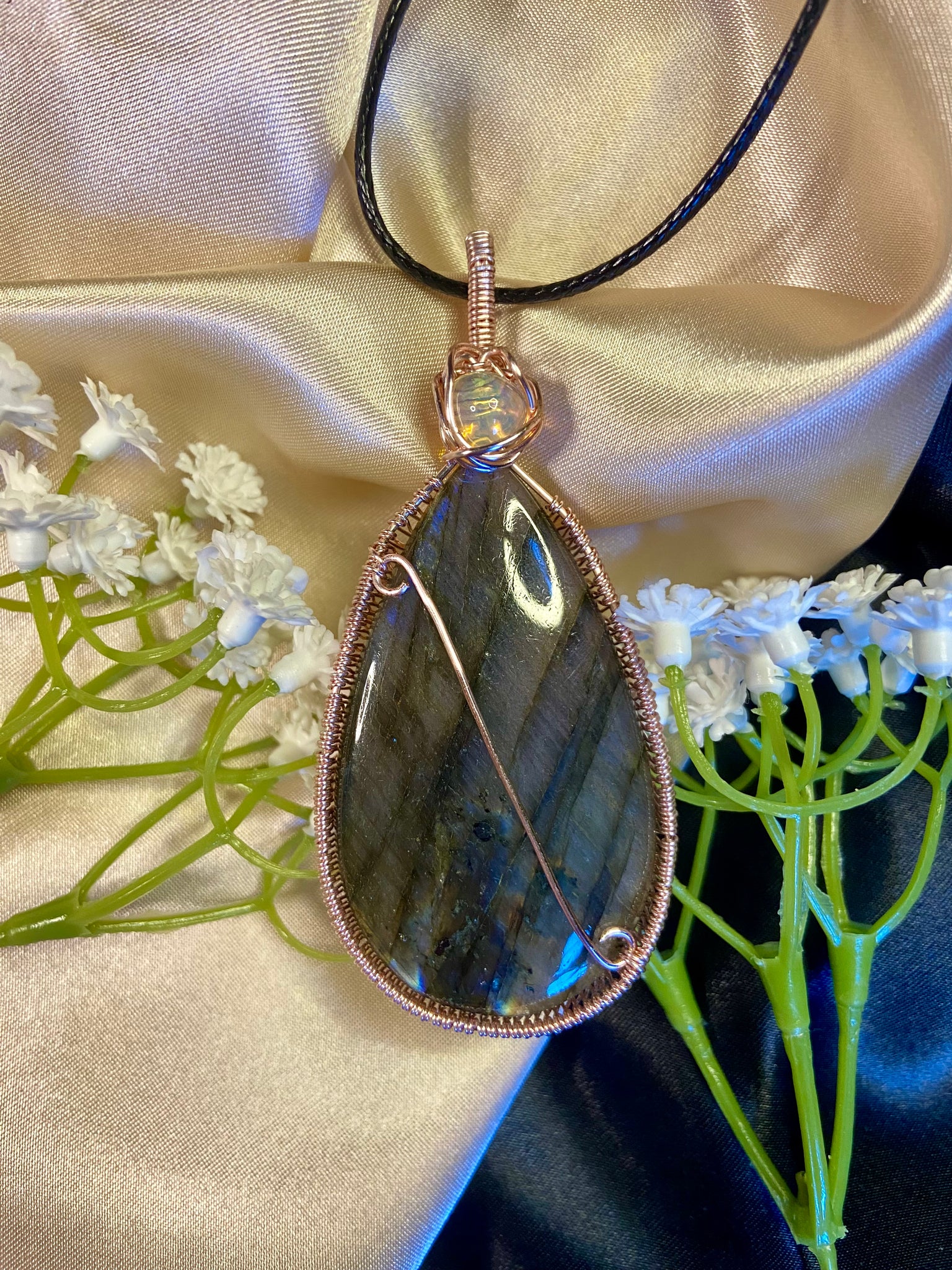 Catalia (Labradorite and Opal) Necklace