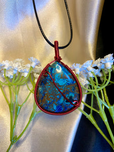 Fade (Shattuckite) Necklace